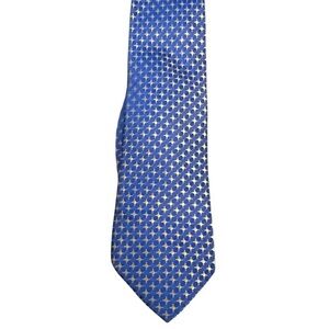 MICHAEL Michael Kors blue & gold geometric silk tie